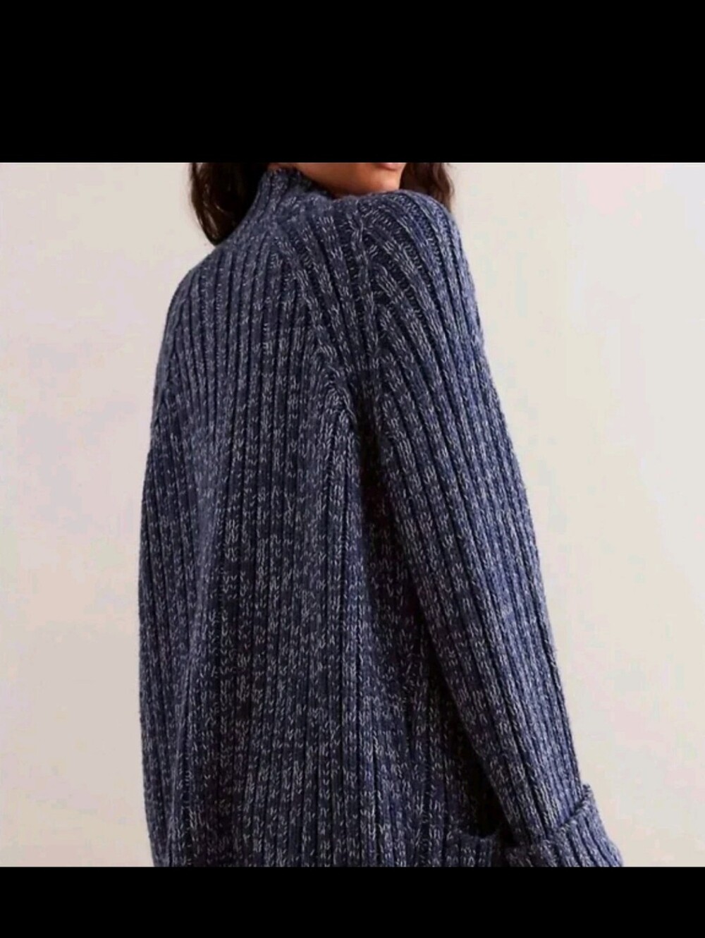 Free People Blossom Knit Cardigan in Blue small - Picture 4 of 8